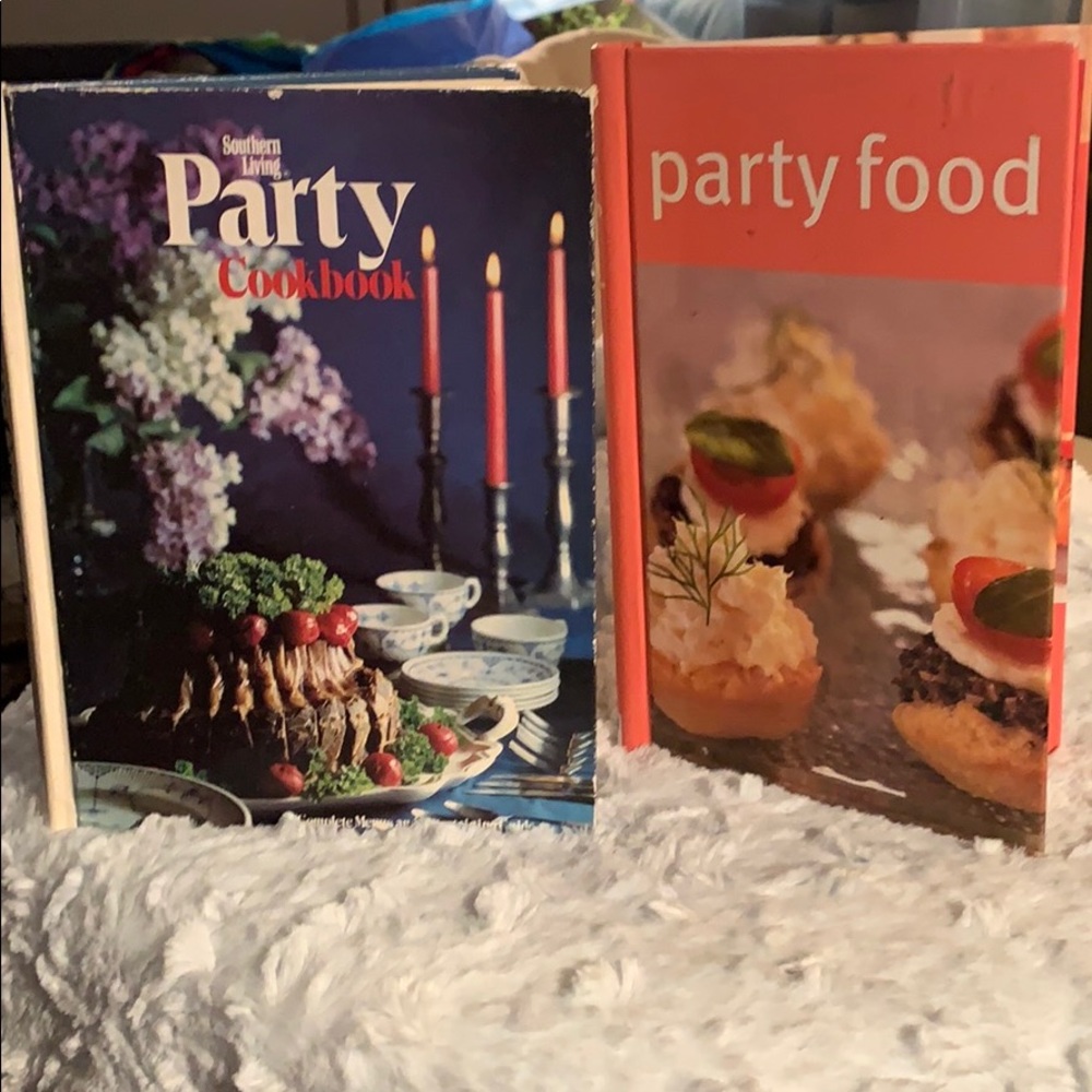 Southern Living Party Cookbook and Party Food Cookbook; Perfect for Entertaining
